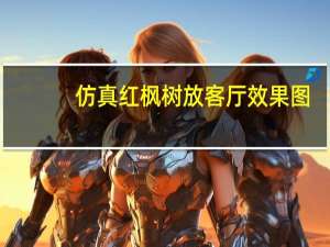 仿真红枫树放客厅效果图（仿真红枫树）