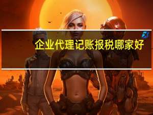 企业代理记账报税哪家好