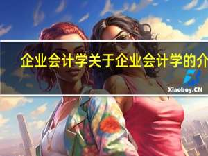 企业会计学 关于企业会计学的介绍