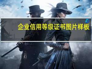 企业信用等级证书图片样板（怎么办理企业信用等级证书）