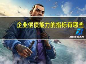 企业偿债能力的指标有哪些
