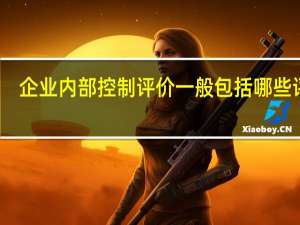 企业内部控制评价一般包括哪些评价