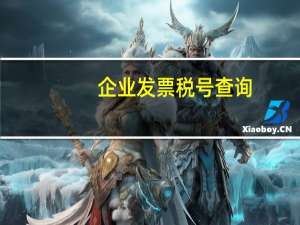 企业发票税号查询（发票税号查询）