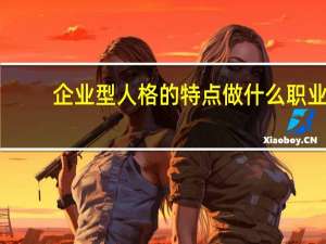 企业型人格的特点 做什么职业