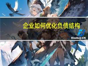 企业如何优化负债结构