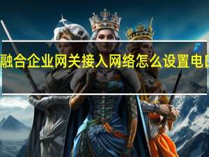 企业宽带融合企业网关接入网络怎么设置 电口企业融合网关