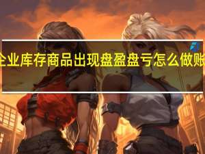 企业库存商品出现盘盈盘亏怎么做账务处理