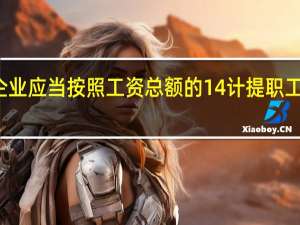 企业应当按照工资总额的14%计提职工福利费