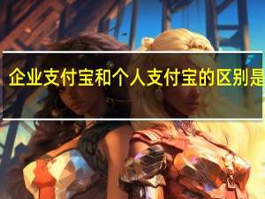 企业支付宝和个人支付宝的区别是什么