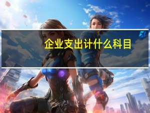 企业支出计什么科目