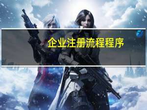 企业注册流程程序