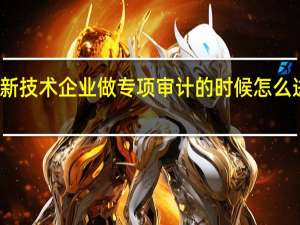 企业申报高新技术企业做专项审计的时候怎么进行研发费用归集