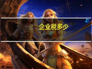企业税多少
