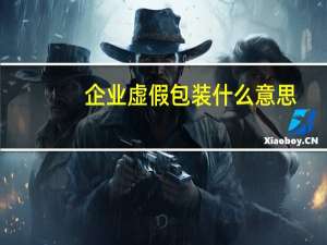 企业虚假包装什么意思