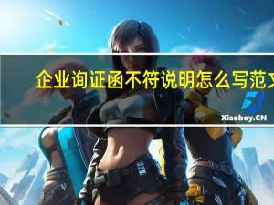 企业询证函不符说明怎么写范文（企业询证函不符说明怎么写）