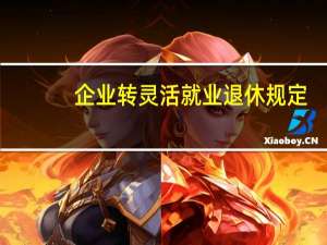 企业转灵活就业退休规定