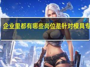 企业里都有哪些岗位是针对模具专业的