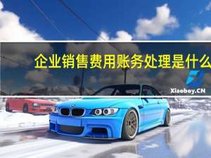 企业销售费用账务处理是什么