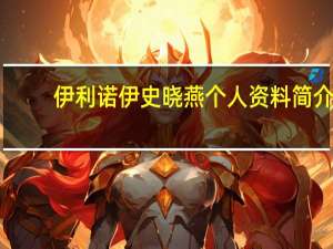 伊利诺伊史晓燕个人资料简介（史晓燕-北京伊力诺依投资有限公司董事长介绍）