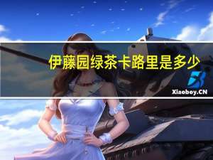 伊藤园 绿茶卡路里是多少