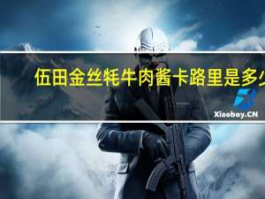 伍田 金丝牦牛肉酱卡路里是多少