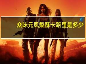 众味元 凤梨酥卡路里是多少