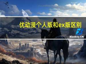 优动漫个人版和ex版区别