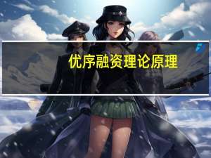 优序融资理论原理（优序融资理论）
