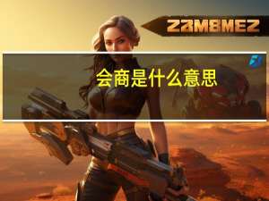 会商是什么意思