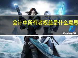 会计中所有者权益是什么意思