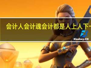 会计人会计魂会计都是人上人下一句