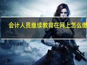 会计人员继续教育在网上怎么缴费