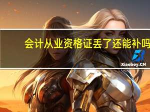会计从业资格证丢了还能补吗