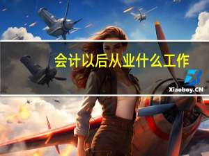 会计以后从业什么工作