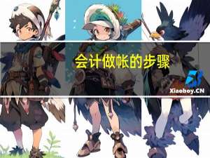 会计做帐的步骤