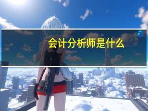 会计分析师是什么