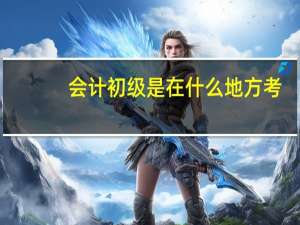 会计初级是在什么地方考
