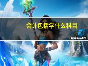 会计包括学什么科目