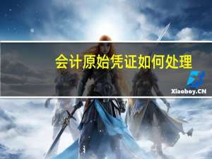 会计原始凭证如何处理