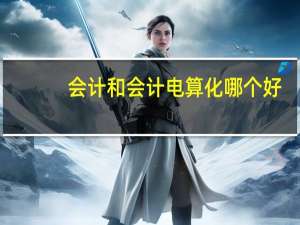 会计和会计电算化哪个好