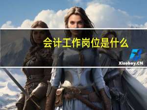 会计工作岗位是什么