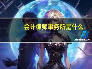 会计律师事务所是什么