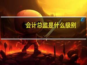 会计总监是什么级别