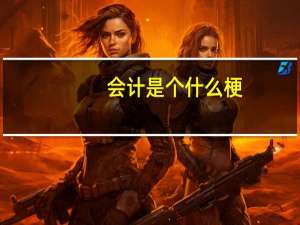 会计是个什么梗