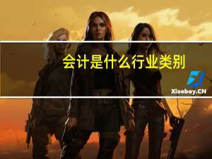 会计是什么行业类别