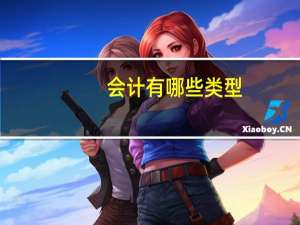 会计有哪些类型