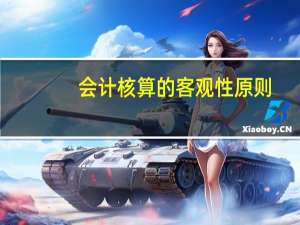 会计核算的客观性原则