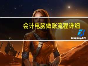 会计电脑做账流程详细（电脑做账的基本流程）