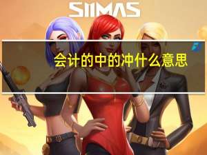 会计的中的冲什么意思