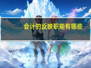 会计的反映职能有哪些